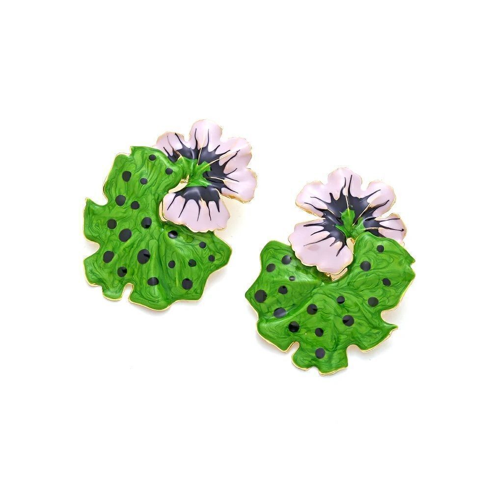 Flower earrings N853